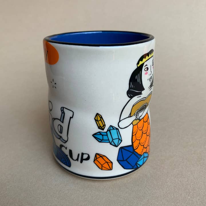 The Bowl Maker - Wholesale Coffee Mug - Lucky Mermaid Cup - Large Ceramic Mug2