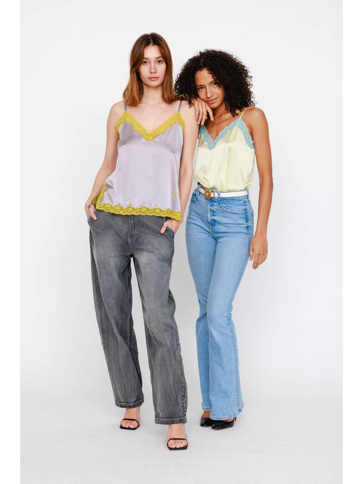 Vannina Vesperini - Wholesale Camisole - Women's - Caraco, the Original Grapefruit - Mint