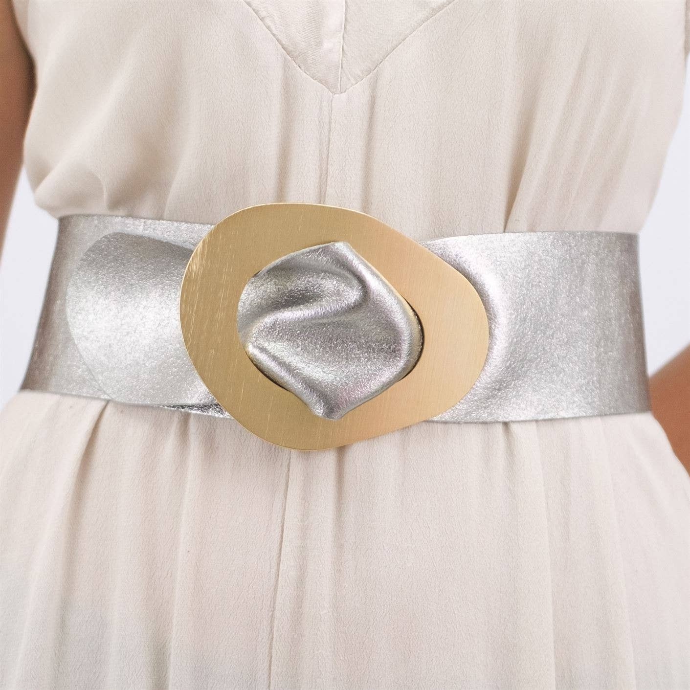 Cecile Wang - Wholesale Belt - Women's - Shiny leather belt 8500551