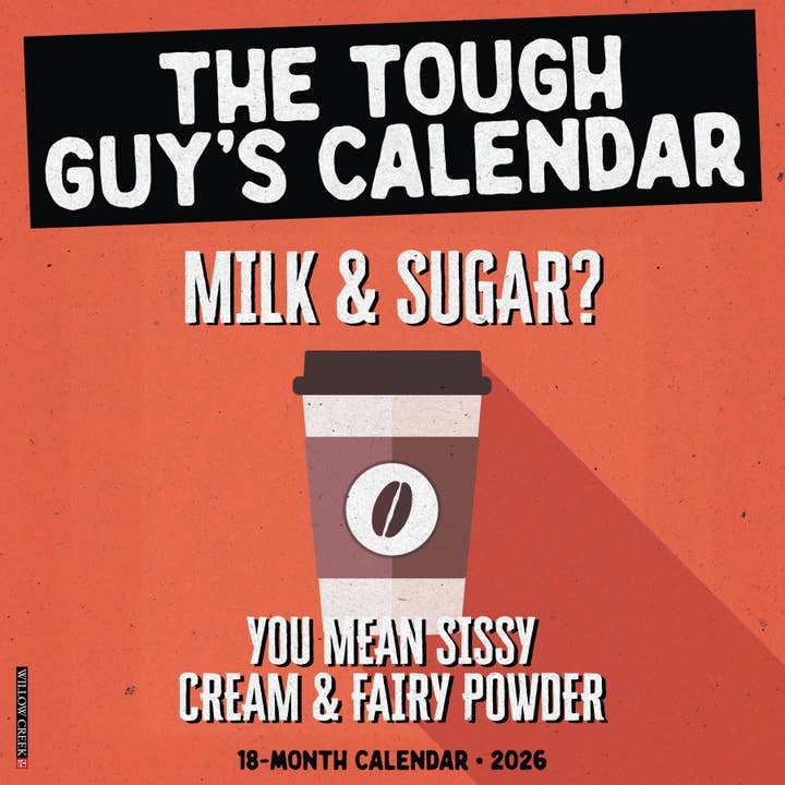 The Tough Guy's Calendar 2026 Vægkalender for engroshandel hos Willow Creek Press & Gifts