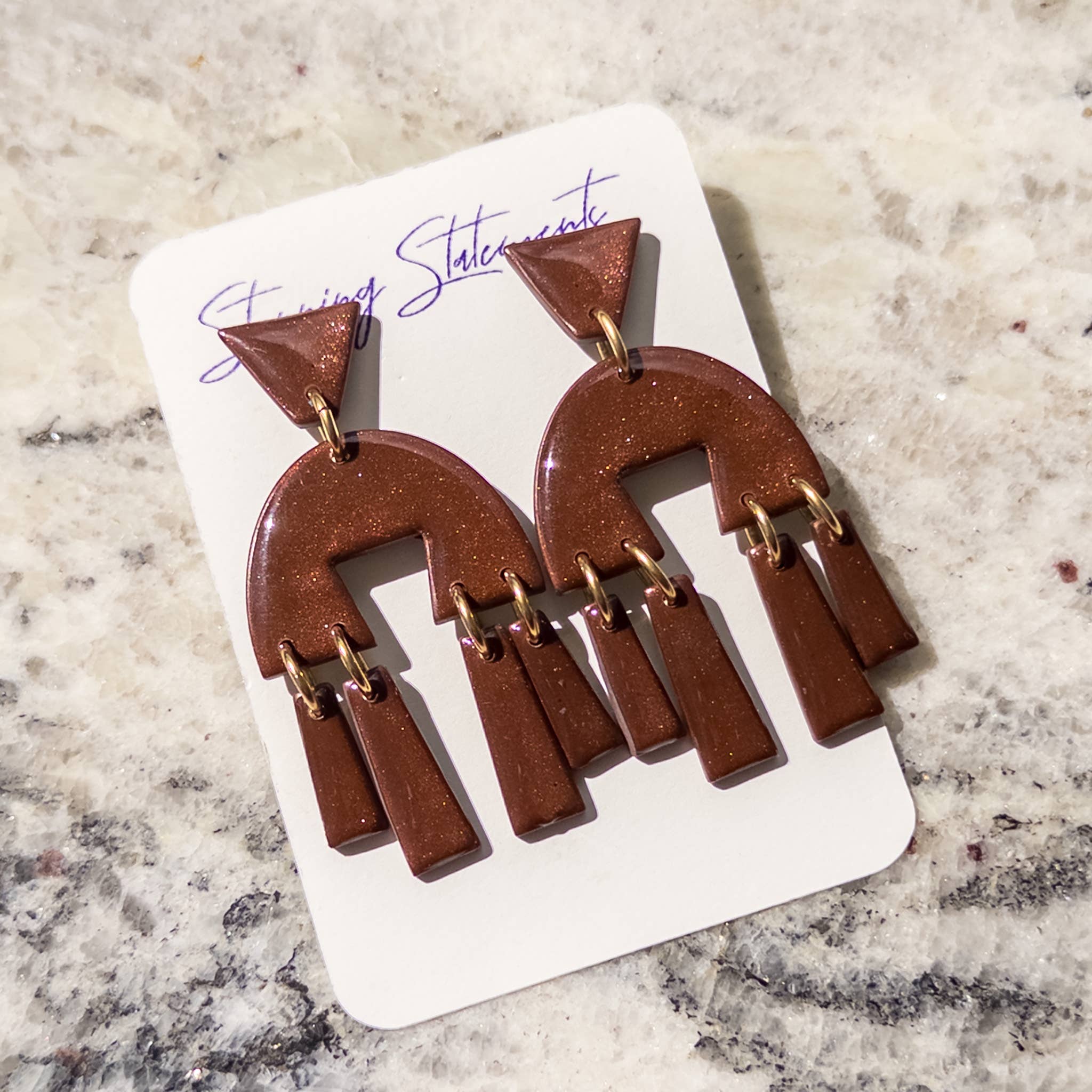 Stunning Statements - Wholesale Dangle Earrings - Naima Clay Dangle Earrings2