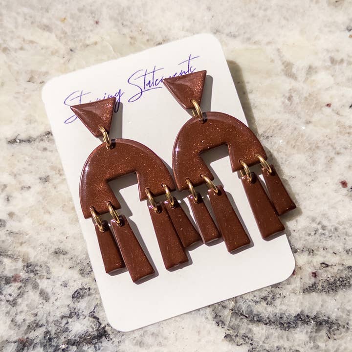 Stunning Statements - Wholesale Dangle Earrings - Naima Clay Dangle Earrings2