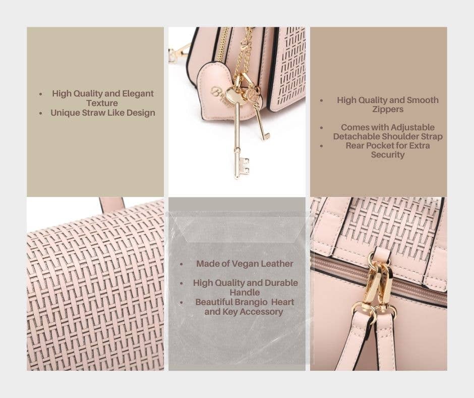 Brangio (Italy) Company Inc. - Wholesale Rugzak - Dames - Brangio Heart Key Mini Rugzak & Handtas7