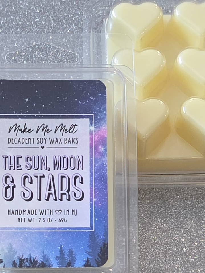 Highly Scented Heart-shaped Wax Melts - Creamy Tonka Scent for wholesale by Make Me Melt