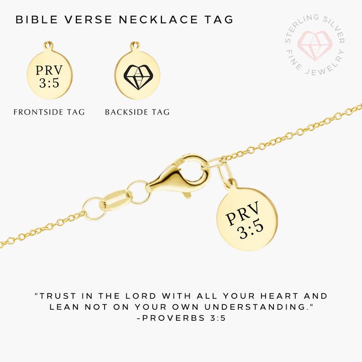 AMADI Jewelry - Wholesale Pendant/Charm Necklace - Beautiful Faith Necklace- Gold Vermeil & Sterling Silver4