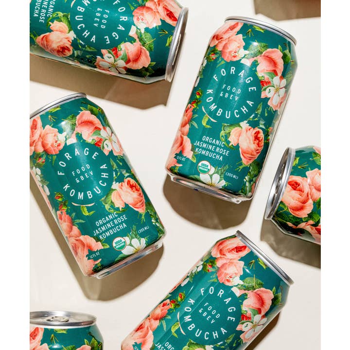 Forage Kombucha - Wholesale Kombucha - Jasmine Rose Kombucha2