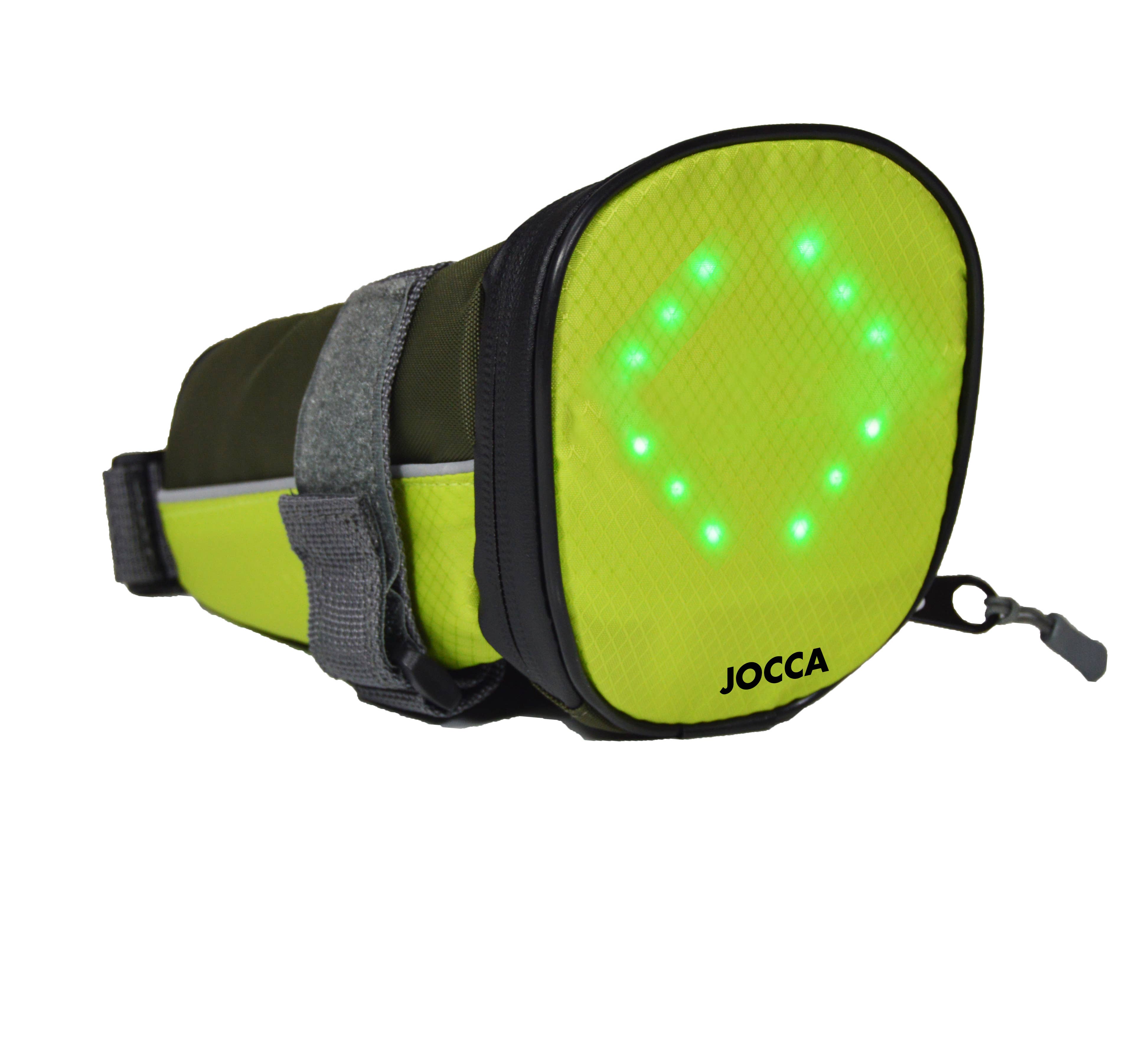 JOCCA - Wholesale Biking Accessories - Bolsa de sillín de bicicleta con almacenamiento e indicadores LED5