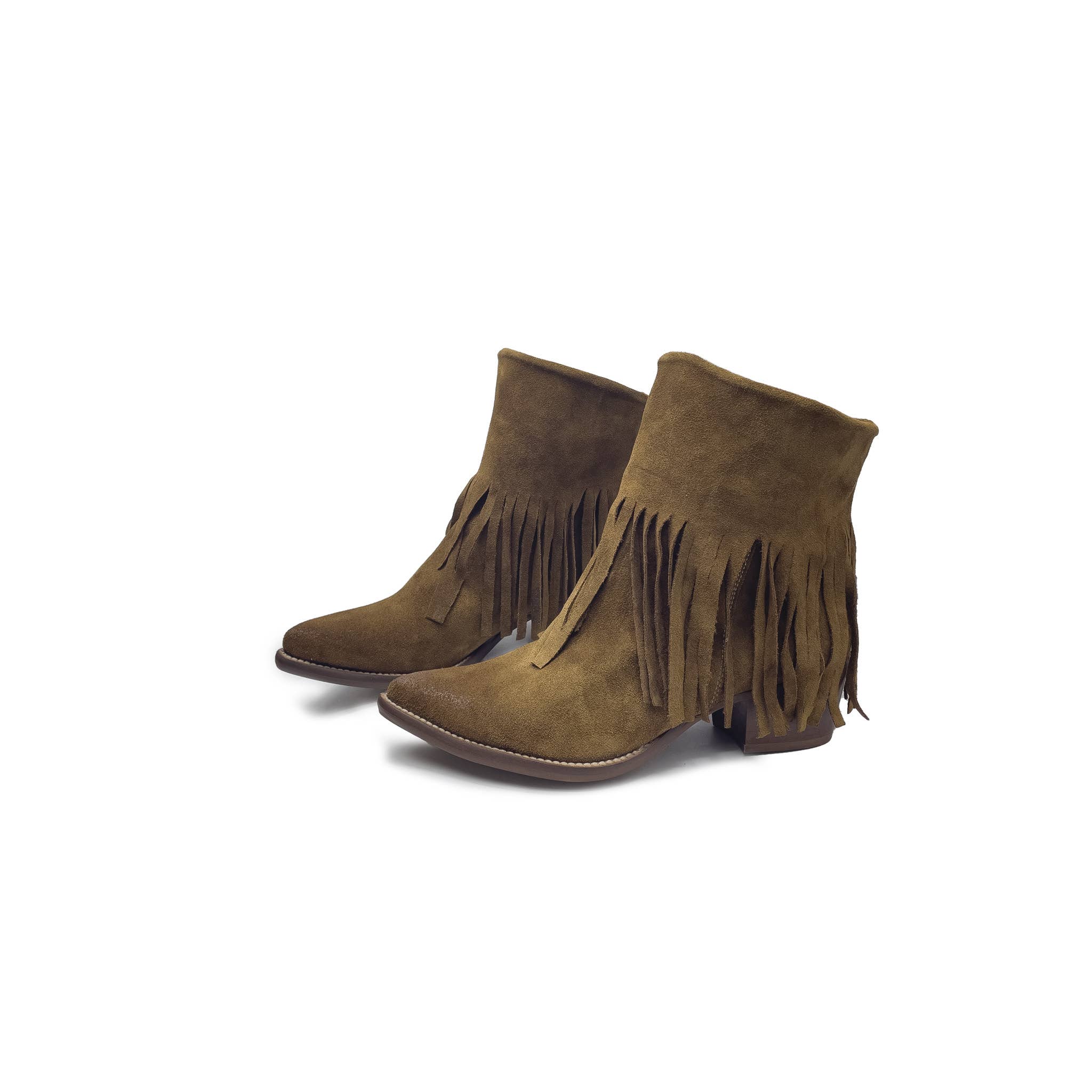 WALKING NOW SRL - Wholesale Booties - Women's - Summer Spring women's low boots in suede leather 2