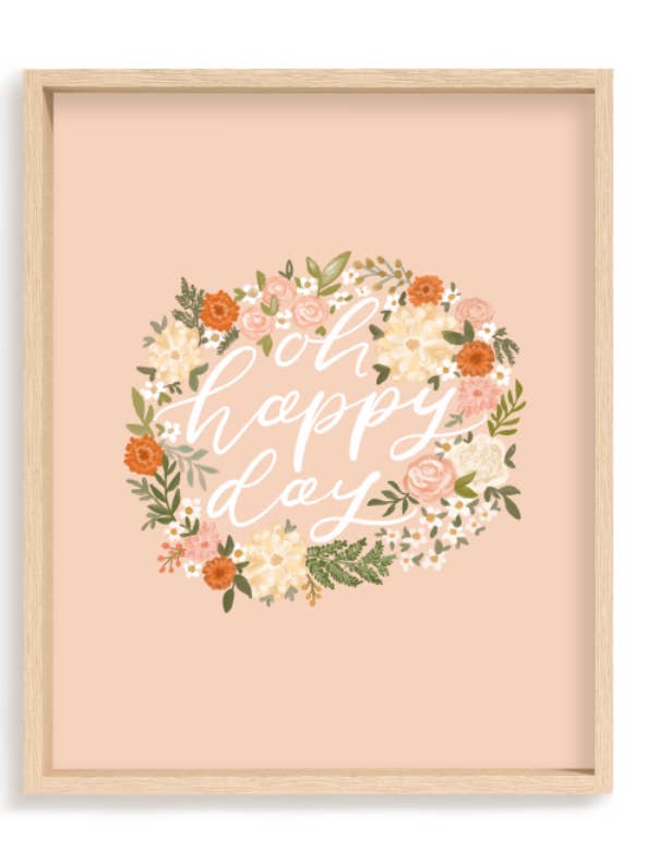 Oh Happy Day Print for wholesale by Loveall Design Co.
