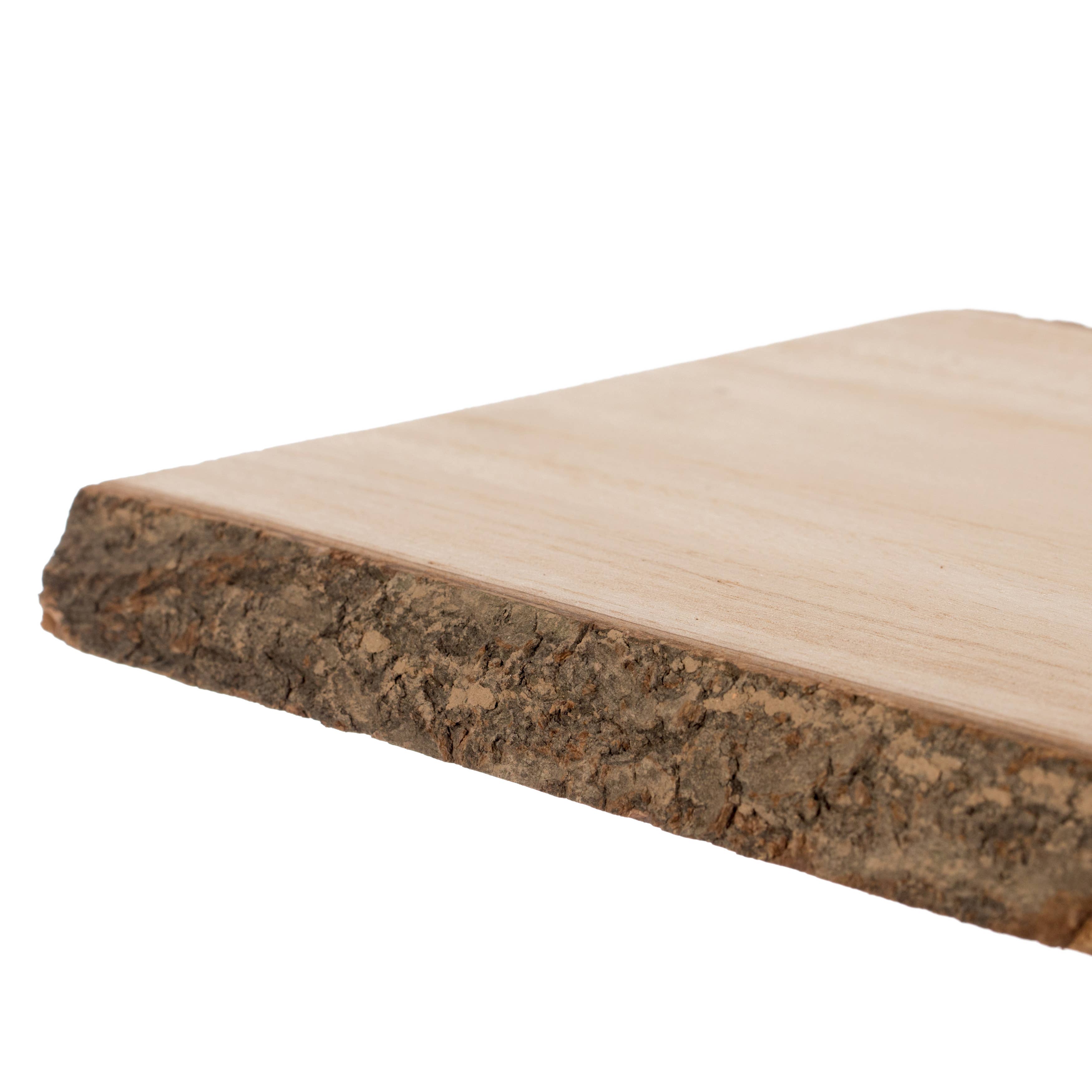 Quickway Imports - Wholesale Serving Tray - Rustic Natural Tree Log Wooden Rectangular Serving Tray12