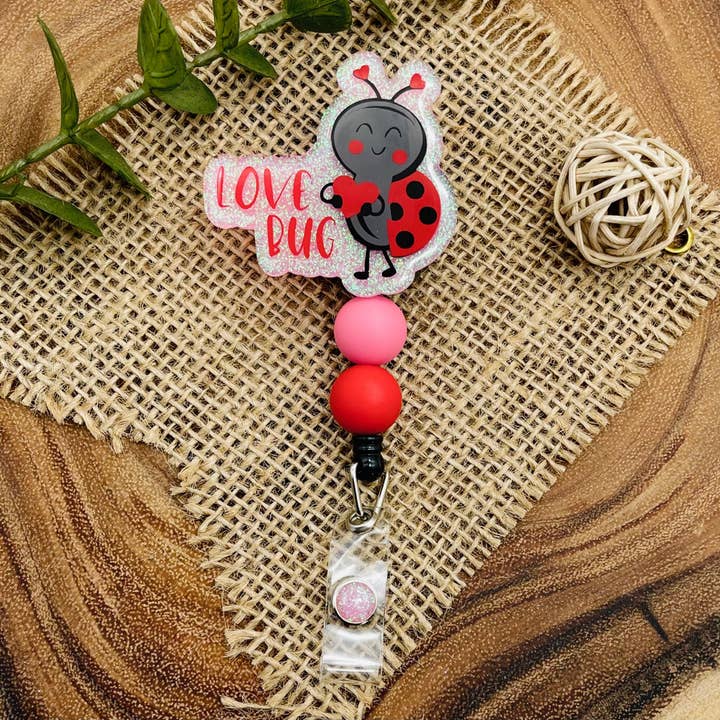 Carretel de emblema Love Bug por atacado de Velaris Wood and Vinyl