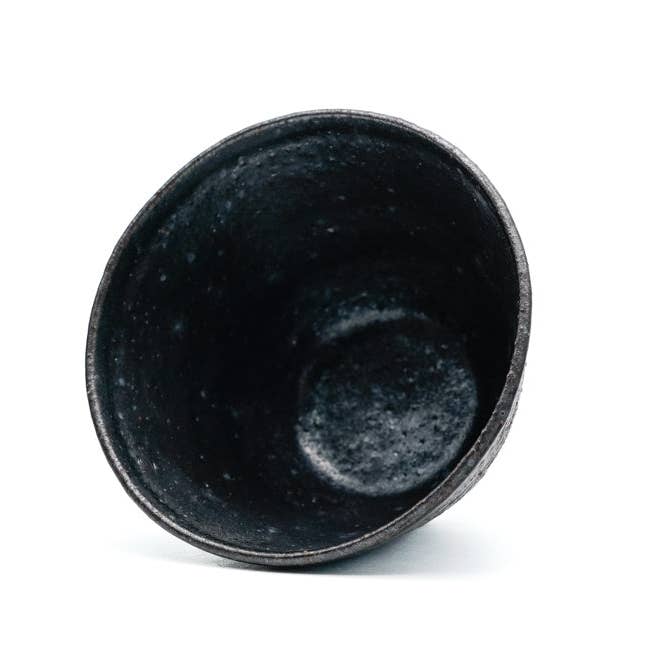 Tezumi - Wholesale Coffee/Tea Cup - Japanese Teacup - 菅原顕悟 Kengo Sugawara - Black Asagao-gata Yunomi - 60ml2