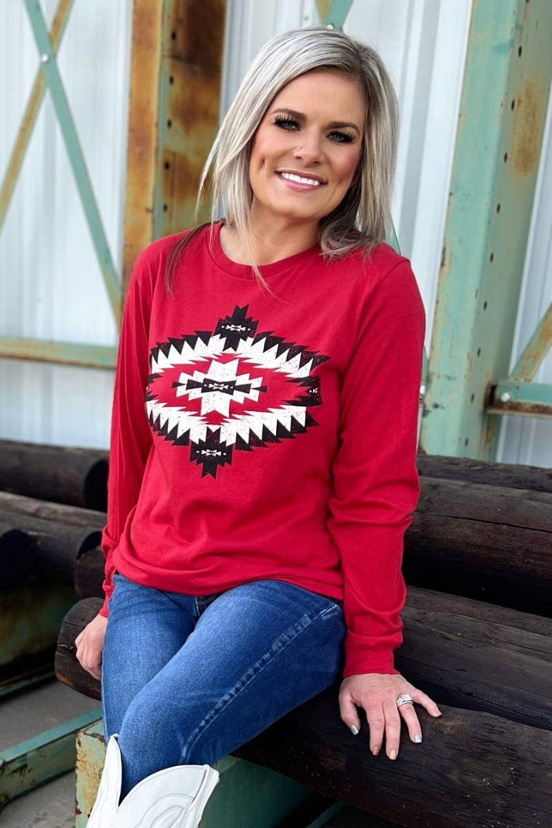 Sterling Kreek – wholesale T-shirts med screentryck – Dam – Ranchin Rudolph Tee3