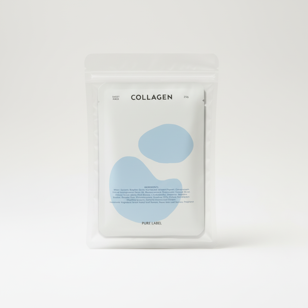 CELEMENT /IN YOUR GLOW - Wholesale Skincare Face Mask - 5 Pack K-Beauty Collagen Sheet Mask Moisture & Elasticity2