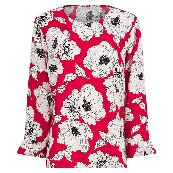 Sugar Lane Gracie Poppy Design Top M/L for wholesale by Jolea