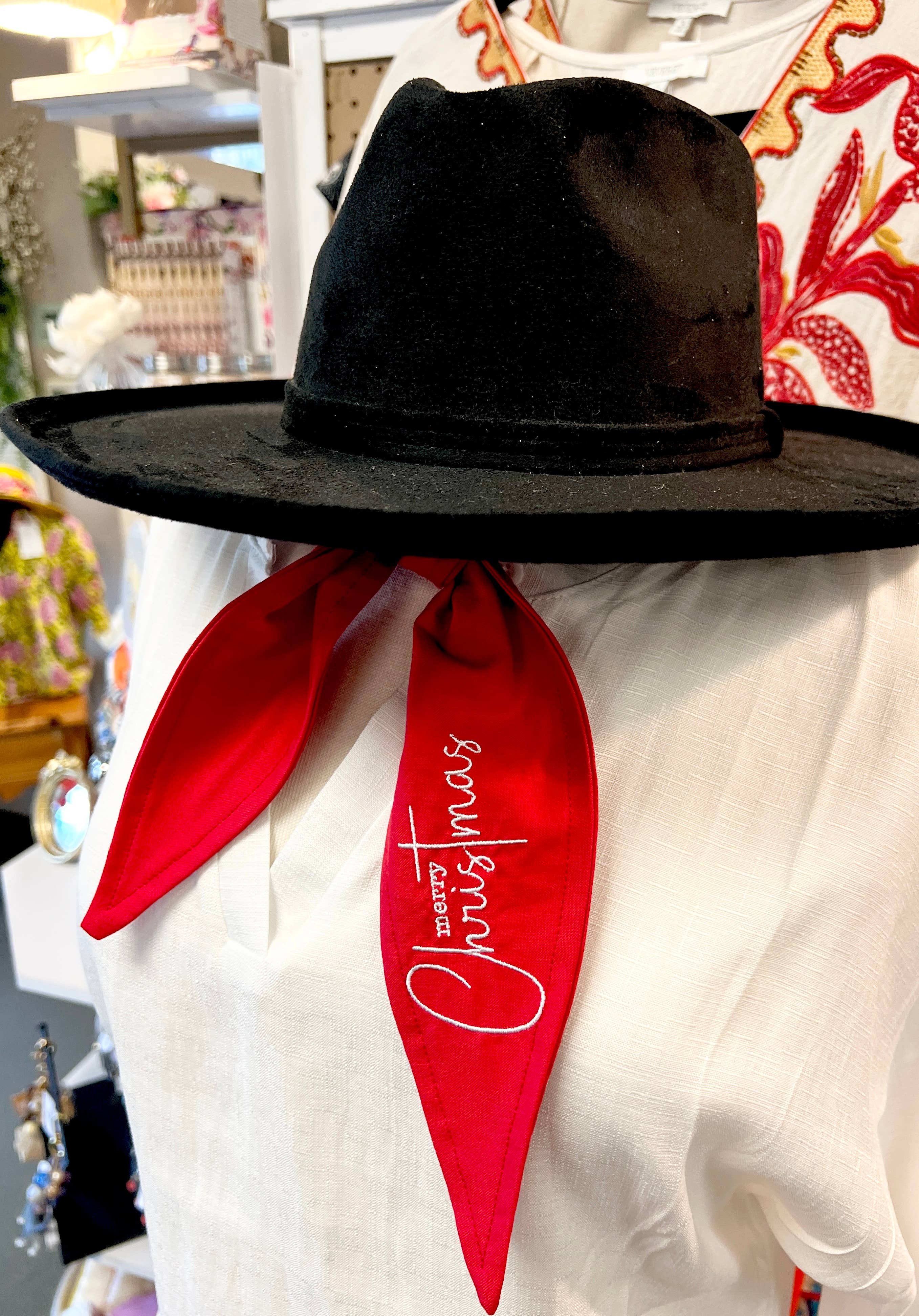 The Funky Soul - Wholesale Scarf - Women's - Merry CHRISTmas Ascot Scarf, Gifts4