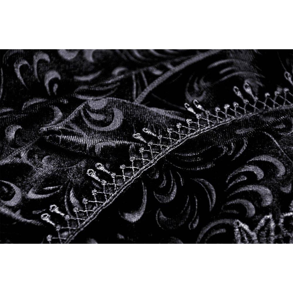 Necessary Evil (Kate's Clothing Ltd T/As) - Venta al por mayor Falda - Mujer - Falda de terciopelo con forma de cola de pez Dark In Love Zira12