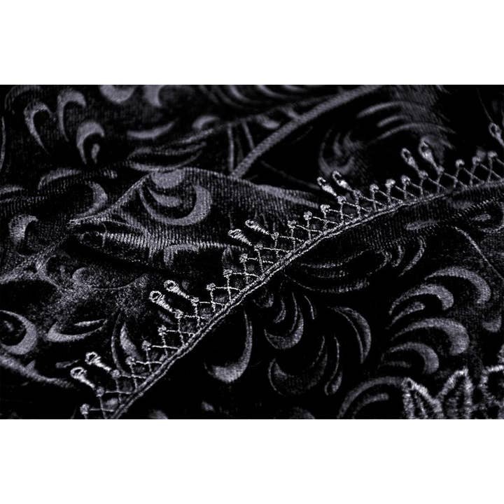 Necessary Evil (Kate's Clothing Ltd T/As) - Venta al por mayor Falda - Mujer - Falda de terciopelo con forma de cola de pez Dark In Love Zira12