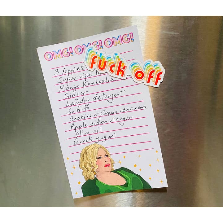 Fuck Off Die Cut Magnet for wholesale by THE FOUND