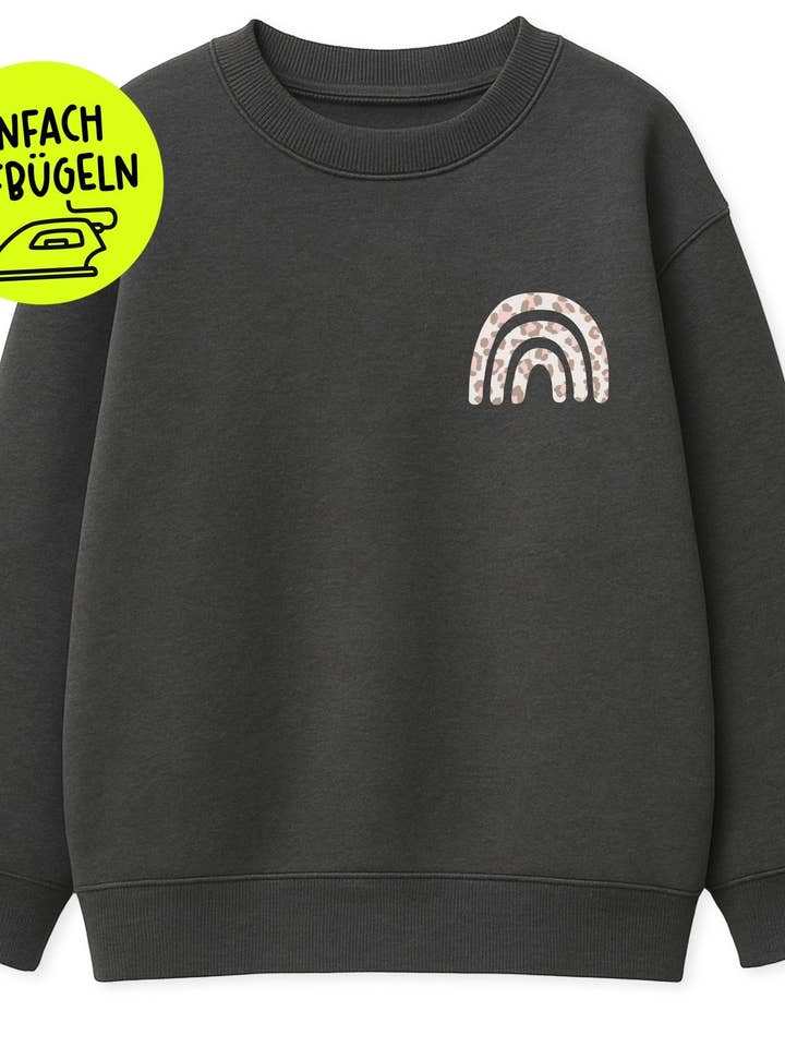 *LIMITED* Flock Patch - Mini Rainbow -Leo- *iron-on* for wholesale by Paul und Clara