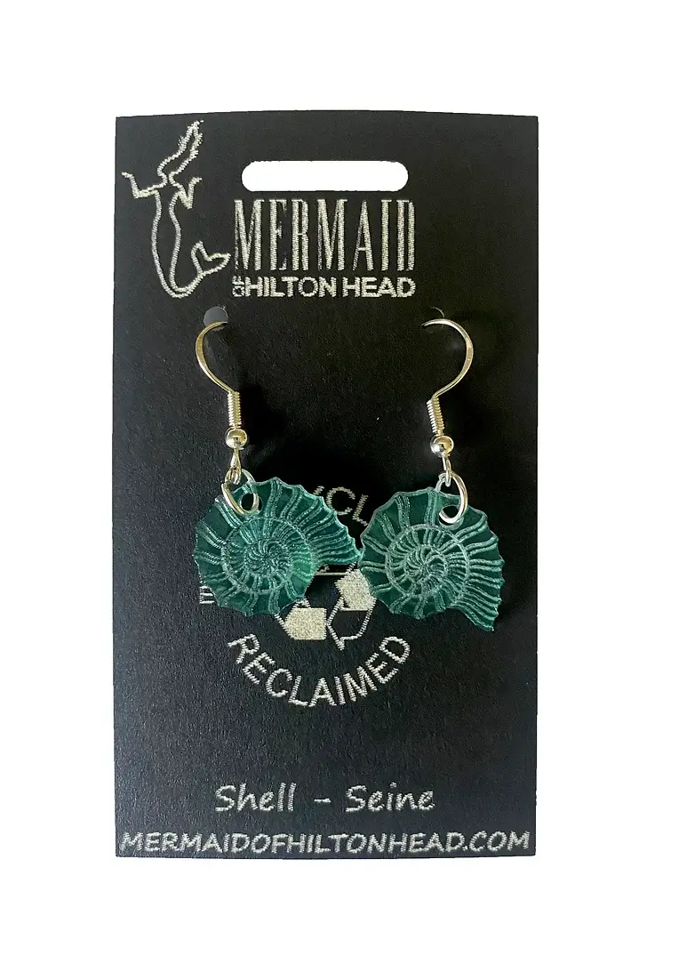 Mermaid of Hilton Head - Wholesale Dangle Earrings - Ocean Earrings - Made From Recycled Materials2