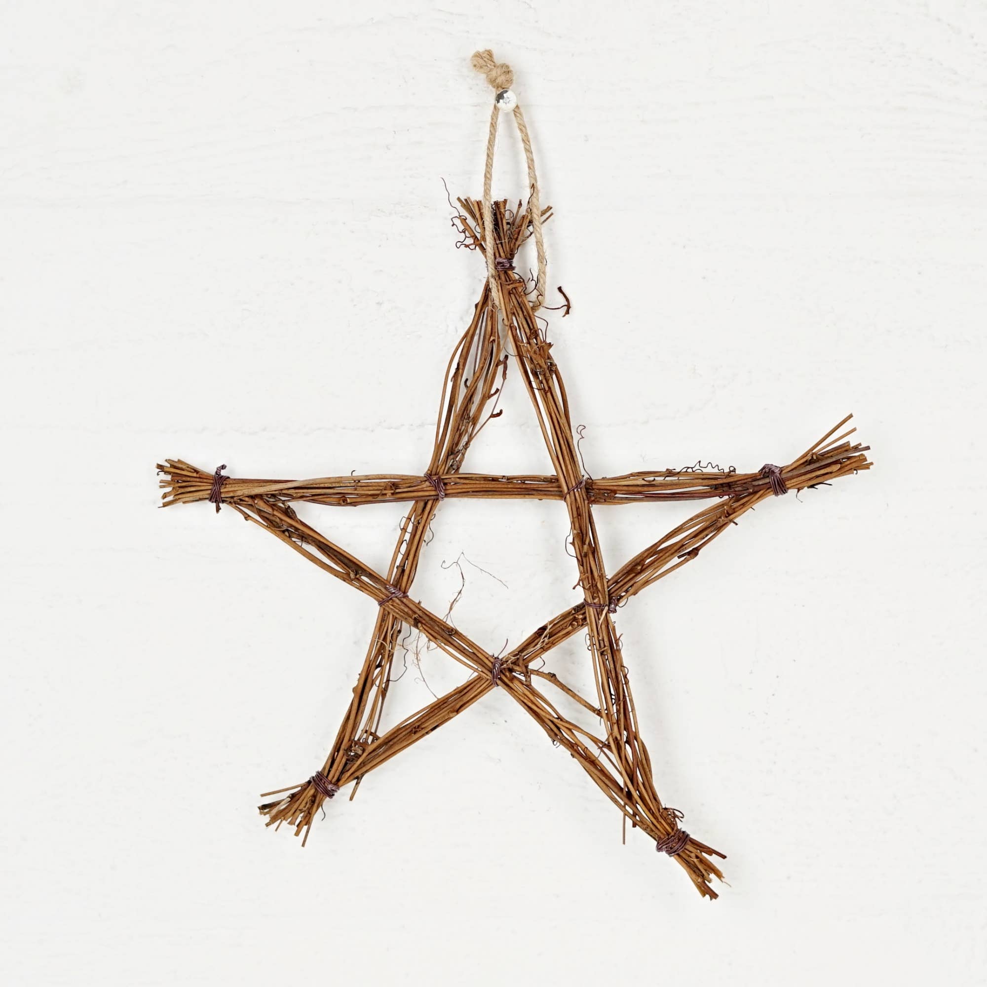 Holiday Depot Inc. - Wholesale Ornament - 570313- 10IN ANGLE VINE TWIG STAR1