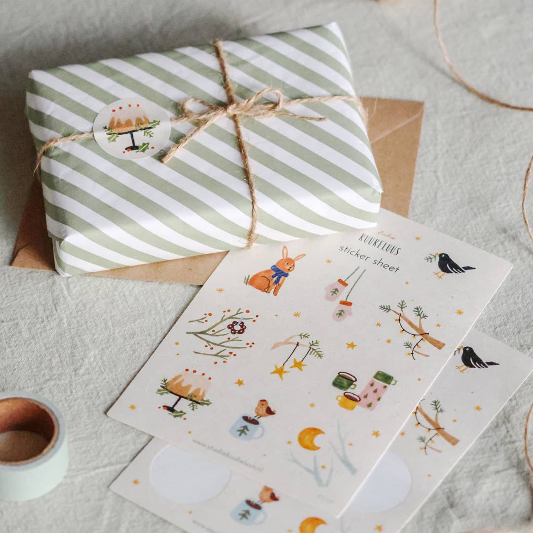Studio Kuukeluus - Wholesale Sticker - Sticker Sheet Winter1