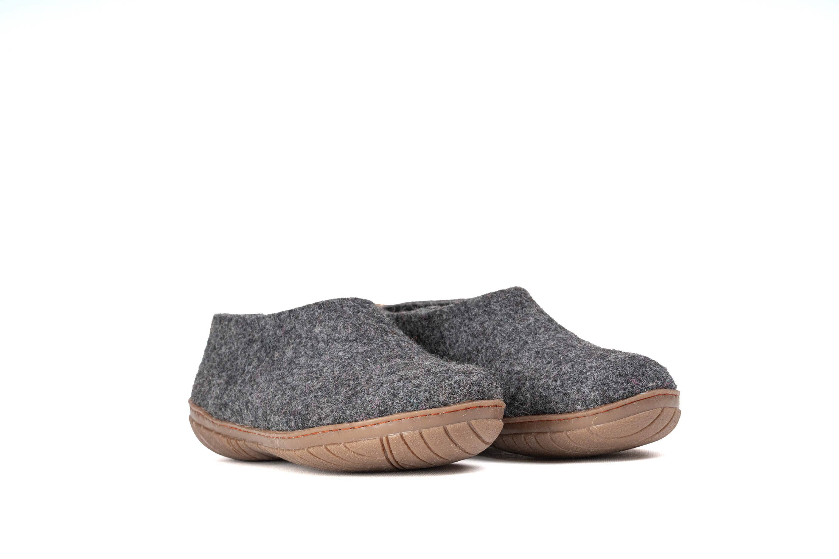 Woollyes Inc - Wholesale Casual shoes – Kids - Outsole Shoe with Rubber Sole – Charcoal3