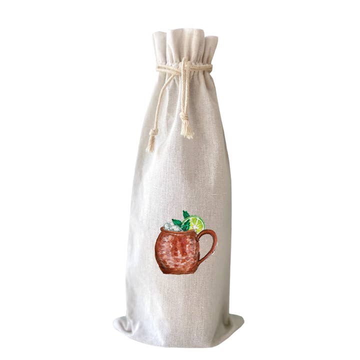 moscow mule wine bag for wholesale by Tina Labadini Designs