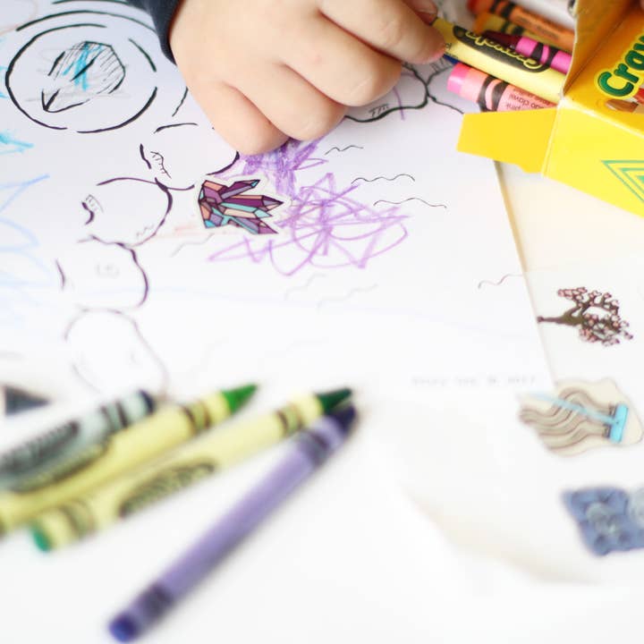 Surprise Inside Art - Wholesale Coloring & Activity Book - Kids & Baby - Create Your Own Meditation Garden: Stickers and Coloring Set2