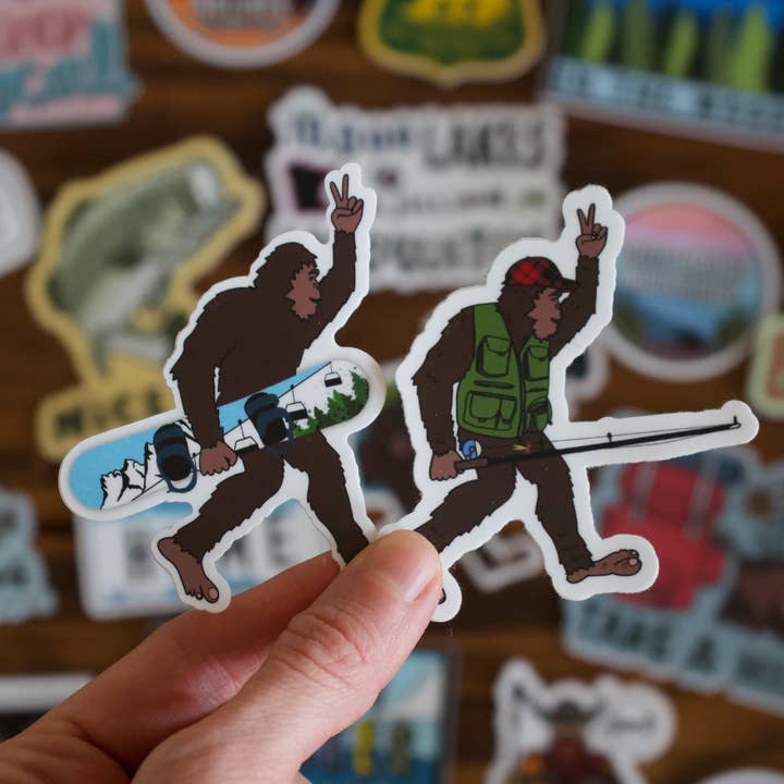 Jones Sticker Co – Adesivo por atacado – Adesivo de Snowboard Bigfoot2