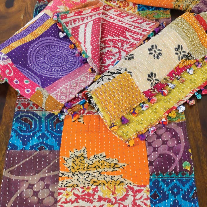 Sevya Handmade – Runner de mesa por atacado – Corredor de mesa Kantha3