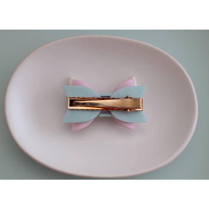 Sweets & Pearls – Großhandel Haarclip – Damen – Polymer Clay Pastell Engel Schleifen Haarspange13