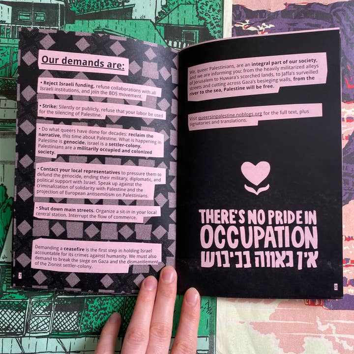Pleasure Pie - Venta al por mayor Libro - Adultos - Voces queer del fanzine La lucha por la liberación de Palestina