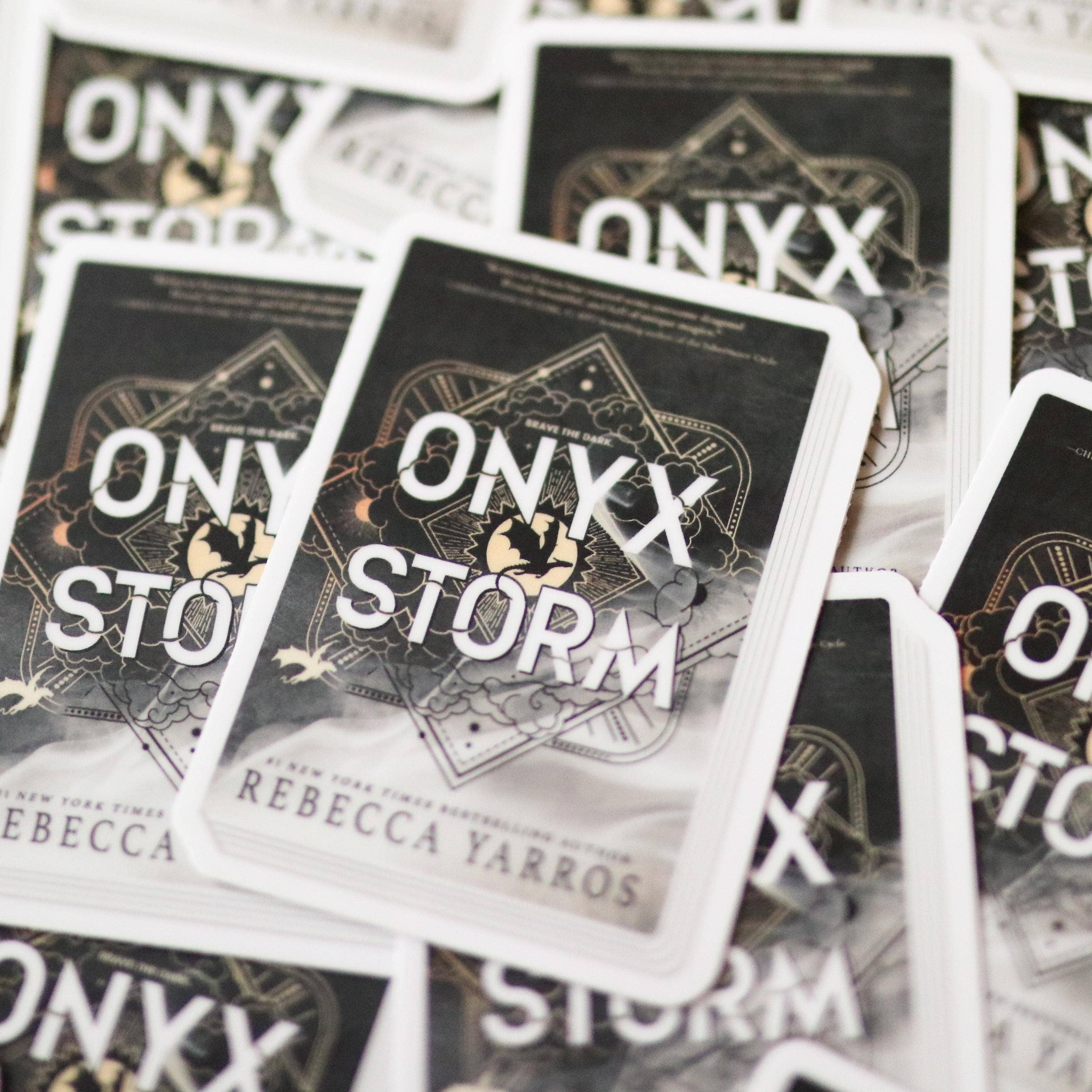 The Sticker Shop - Wholesale Sticker - Onyx Storm Book Sticker - Waterproof Laptop Decal2