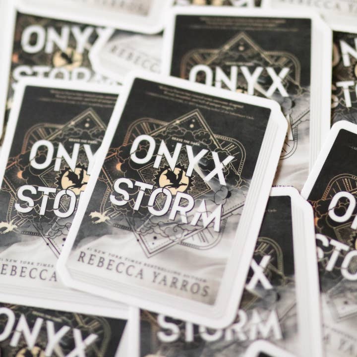 The Sticker Shop - Wholesale Sticker - Onyx Storm Book Sticker - Waterproof Laptop Decal2