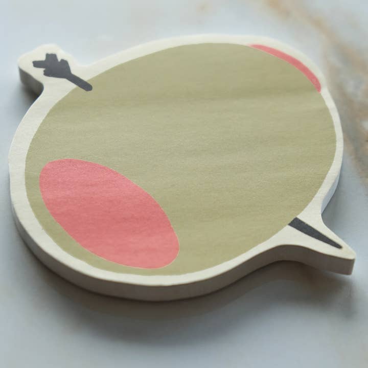 Idlewild Co. - Wholesale Sticky Notes - Die-Cut Sticky Notepad | Olive 1