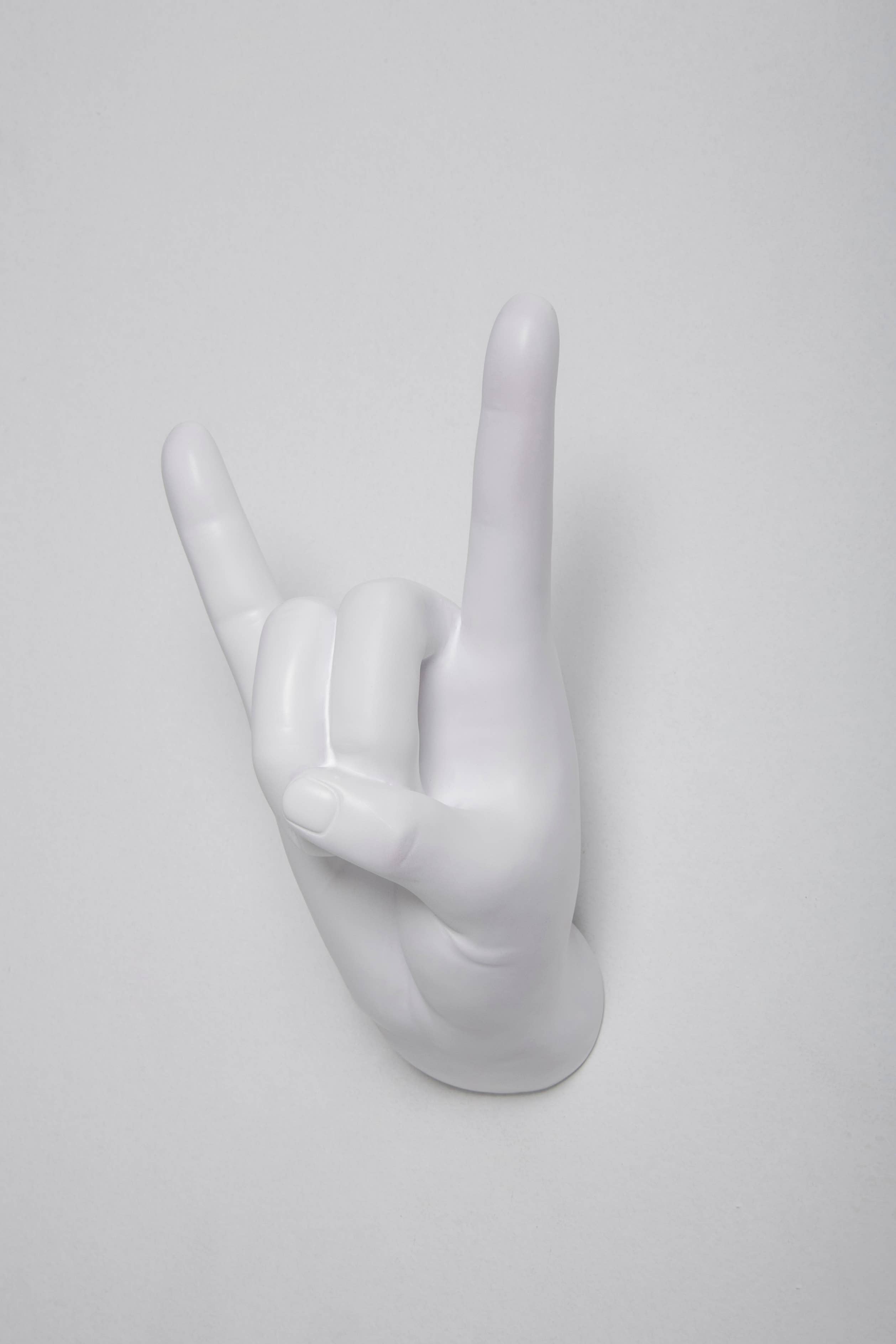 Interior Illusions Plus - Vente Décoration murale - Sculpture murale main 'Rock On' - 21,6 cm de long1