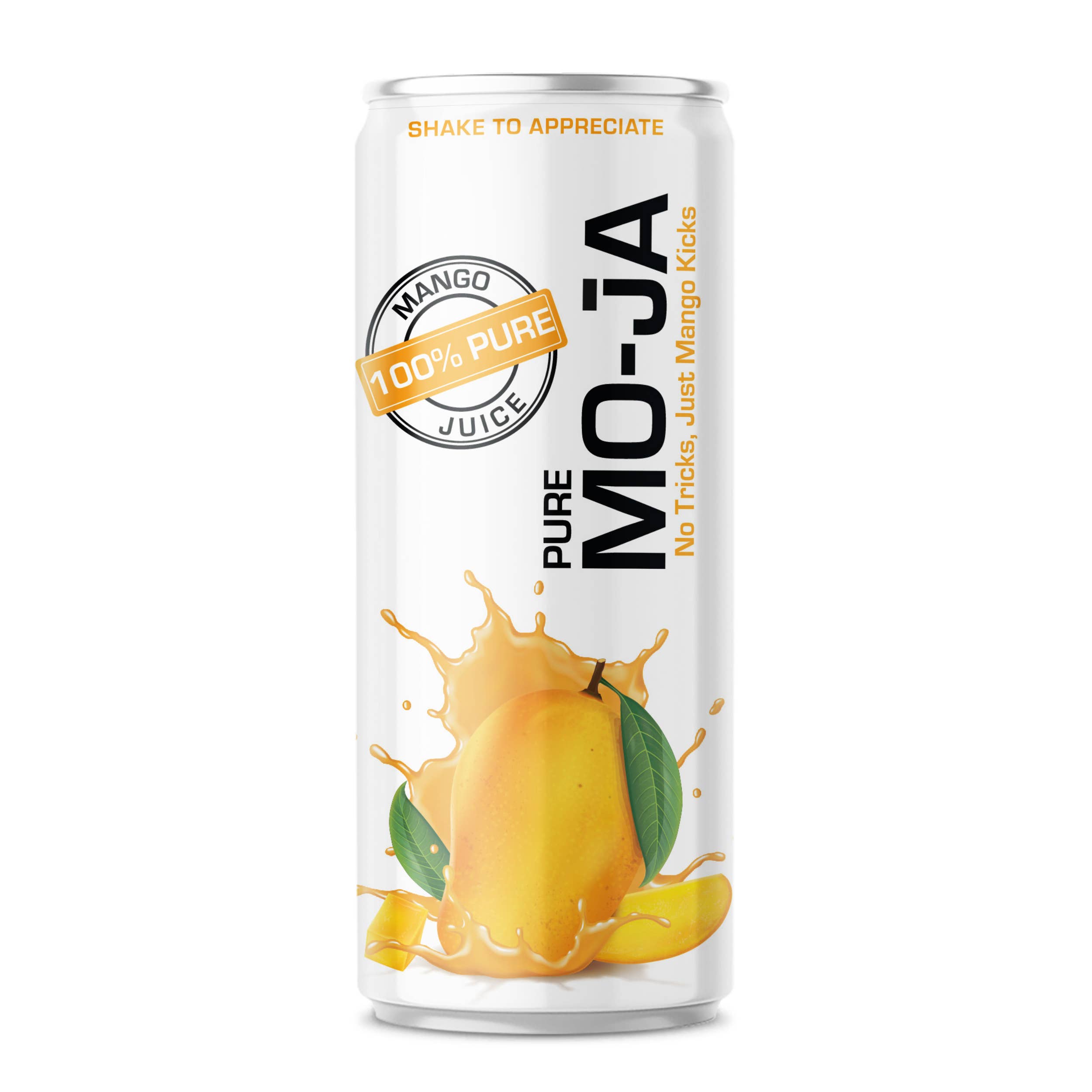 Pure Mo-Ja – wholesale Fruit juice – 100% Pure Mango Juice 320ml (Pack of 12)1