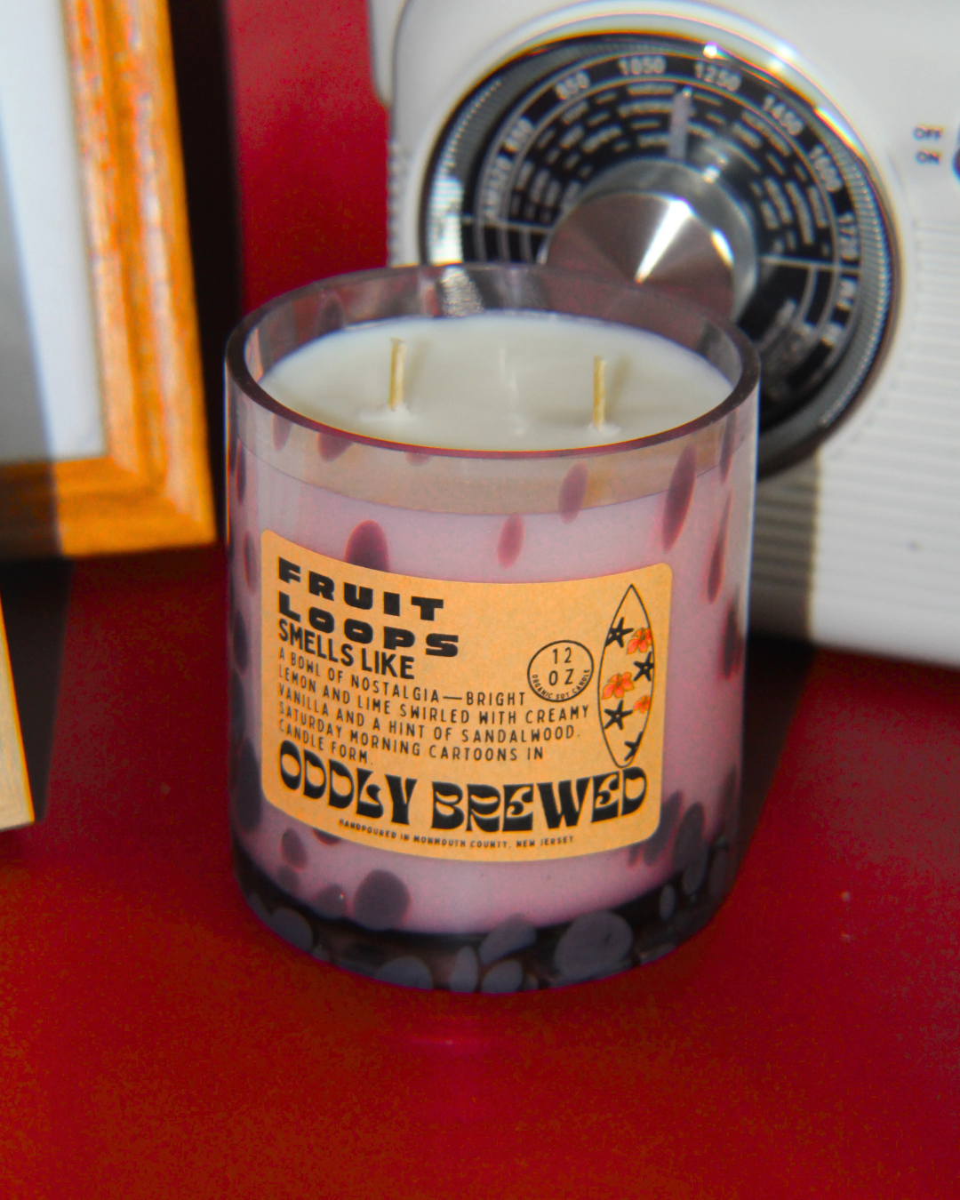 Oddly Brewed - Wholesale Jar/Filled Candle - Limited-Editon Fruit Loops Soy Candle3
