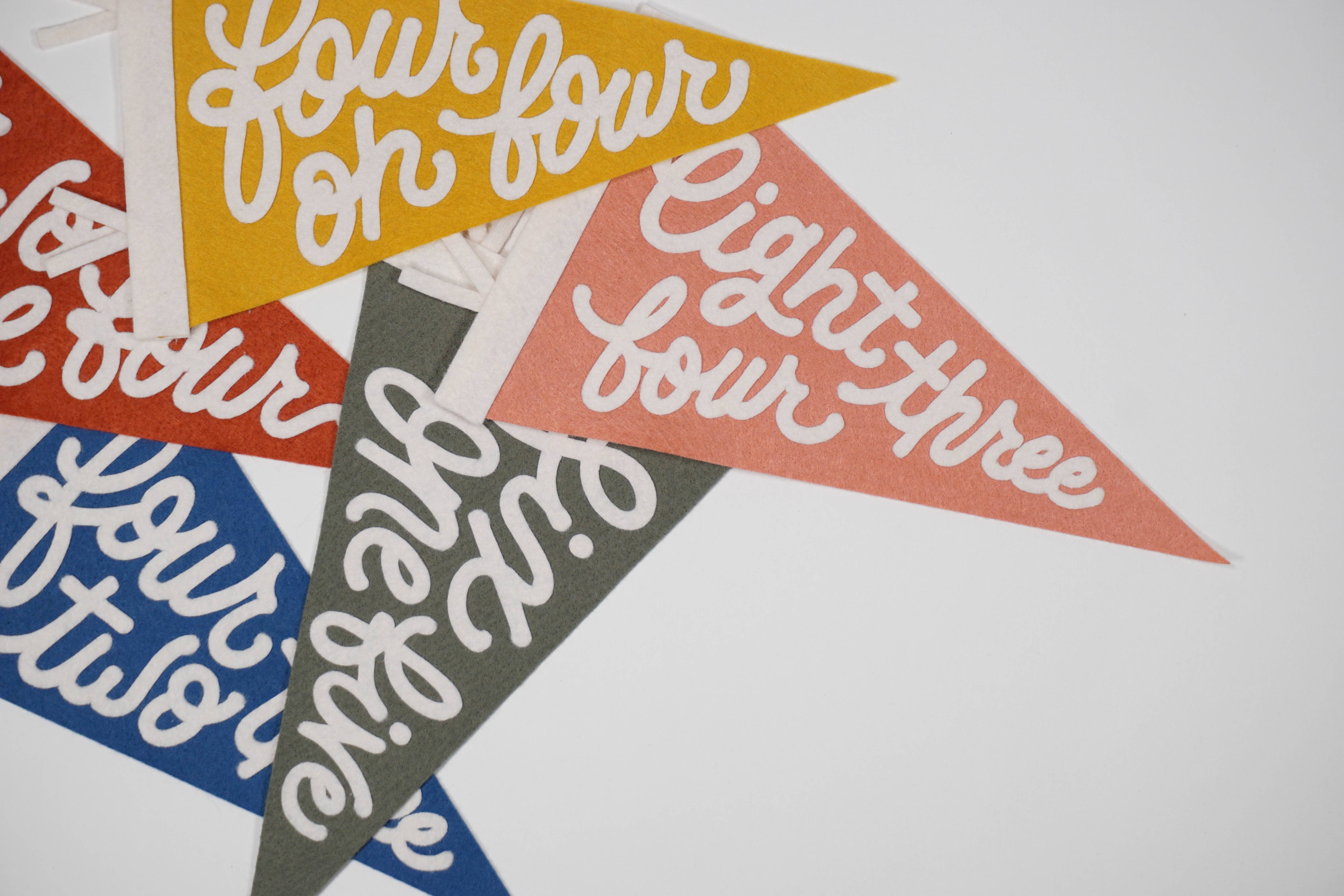 traveldashery - Wholesale Flag - custom area code pennant23