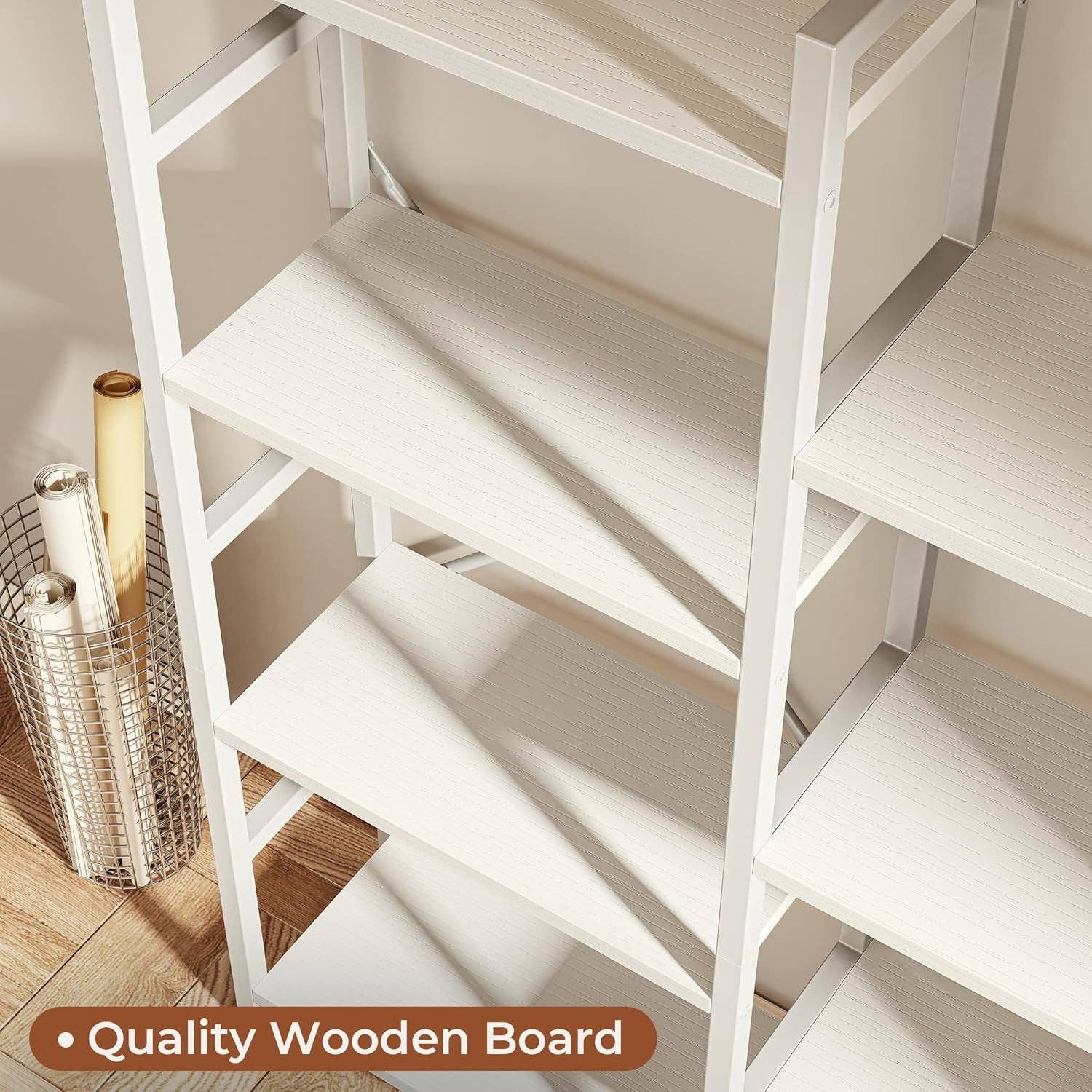 White 11 Shelf Open Display Bookcase For Home Office for wholesale on Faire5