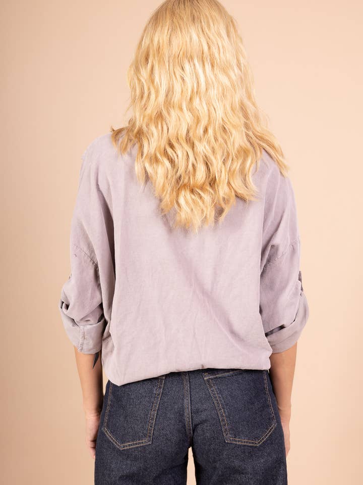 Pépouz' Paris - Wholesale Button Down Shirt - Women's - Western-style fringed shirt PC254919