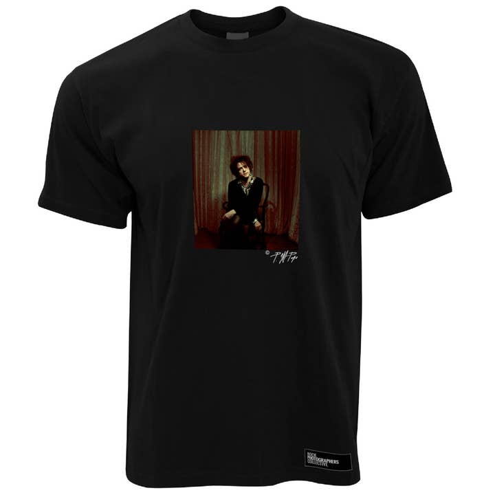 T-shirt The Cure de Robert Smith pour homme pour la vente par Rock Photographers Collective