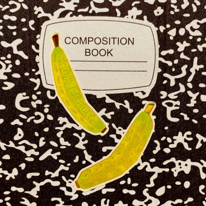 Folha de Autocolantes Banana Tatuada! por atacado de RAGS AF