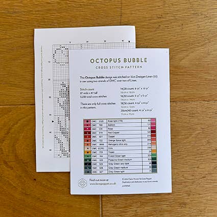 Love Poppet – Material para bordar/ponto de cruz por atacado – Kit de Ponto Cruz Moderno - Polvo Bubble3