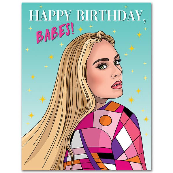 THE FOUND - Wholesale Birthday Card - Adele Happy Birthday Babes Birthday Card