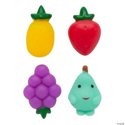 Fun Express - Wholesale Squishy Toy - Kids & Baby - FRUIT MOCHI SQUISH TOYS
