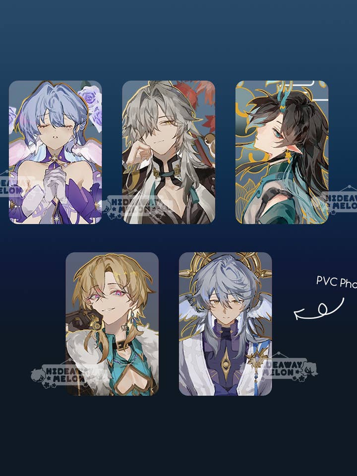 Carte Foto Trasparenti in PVC di Honkai Star Rail per la vendita all'ingrosso da parte di HideawayMelon