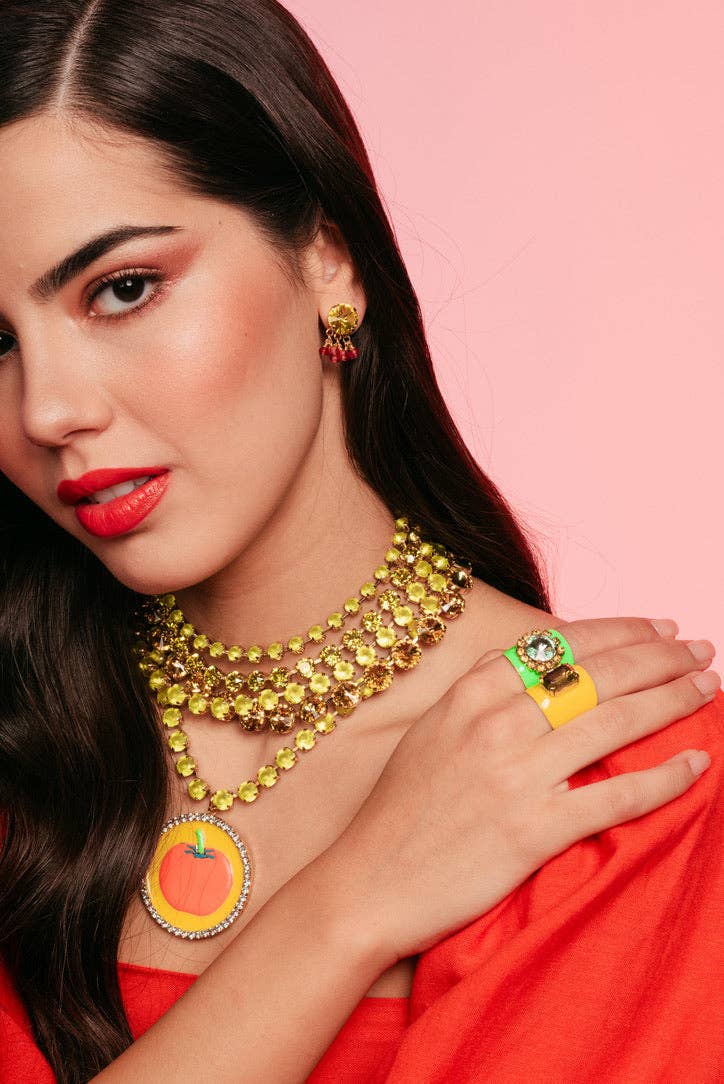 TOVA – wholesale Cocktail/statement ring – Jacci Ring in Enamel6